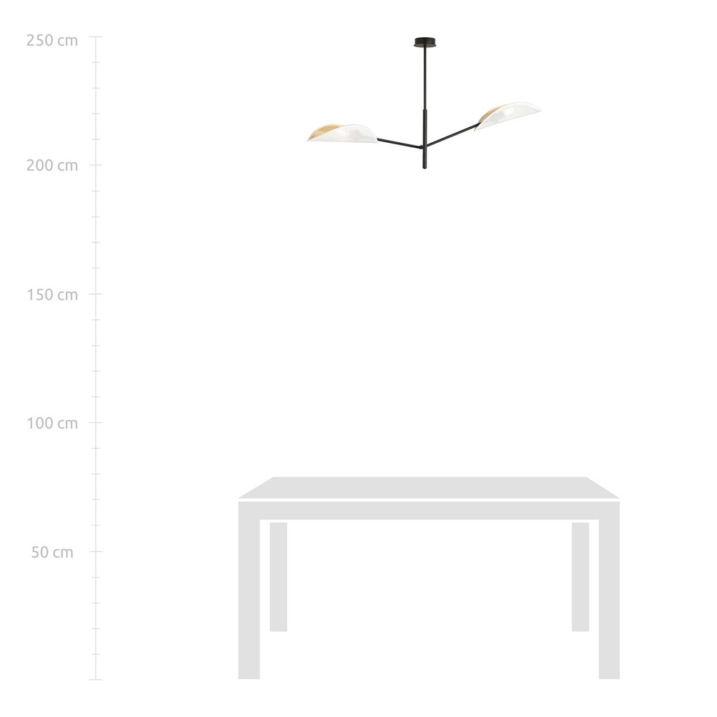 Vene 2 ceiling lamp – White – photo 8
