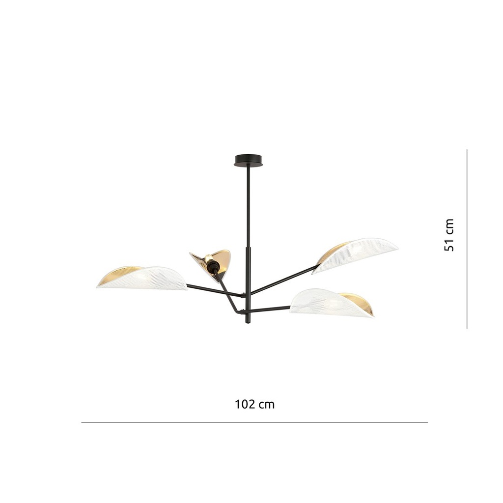 Vene 4 ceiling lamp – White – photo 8