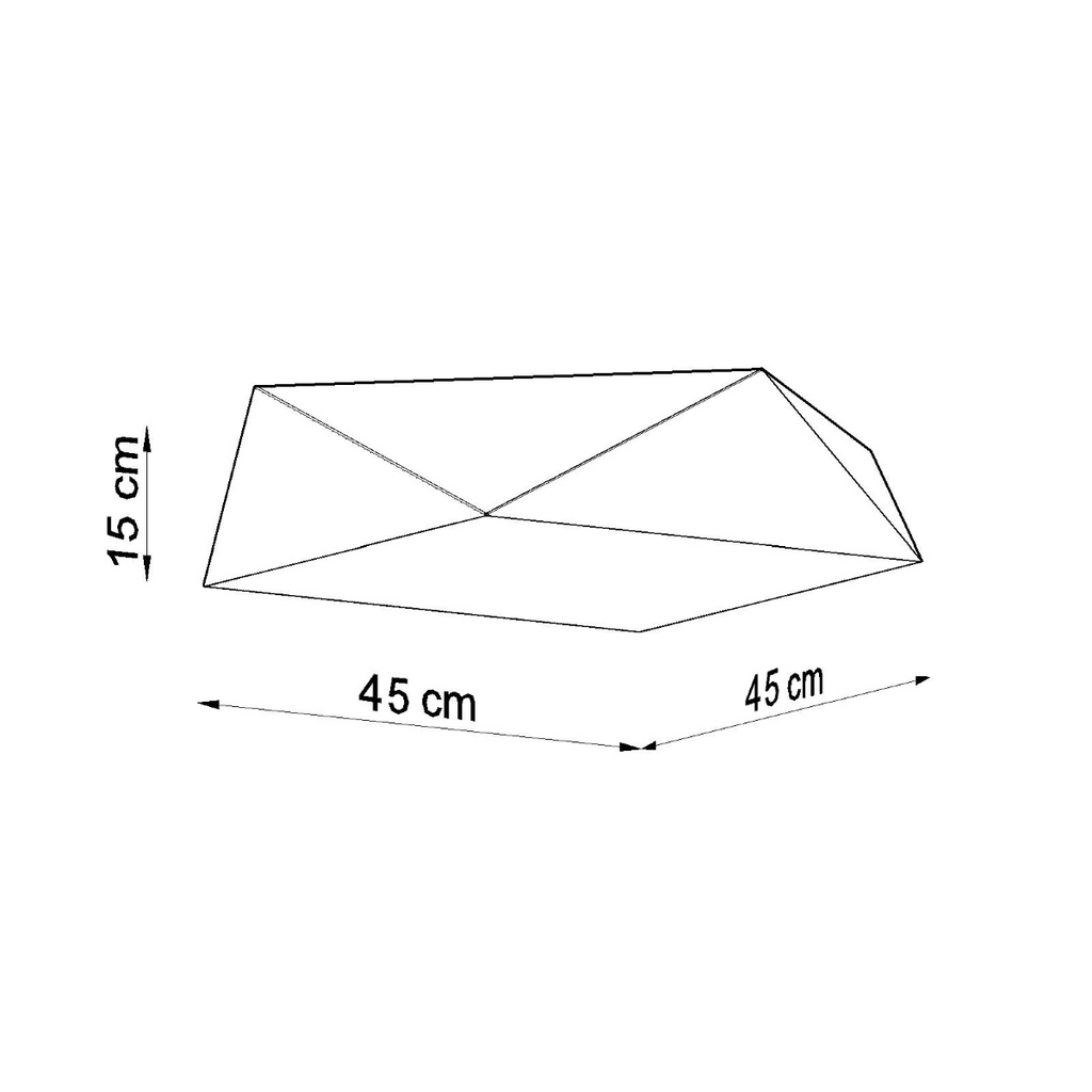 HEXA 45 Ceiling Lamp – White – photo 5