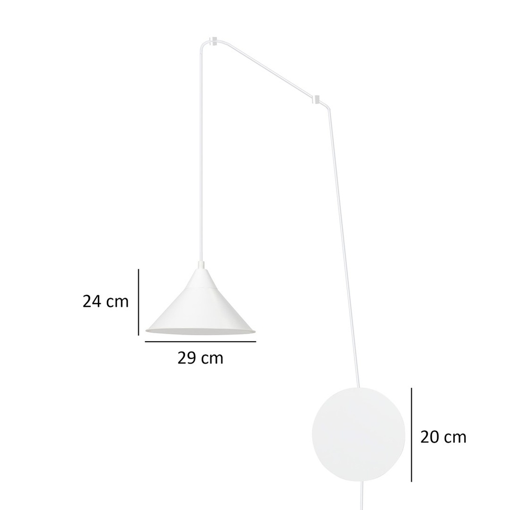 Abramo 1 pendant lamp – White – photo 4