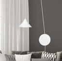 Abramo 1 pendant lamp – White – photo 7