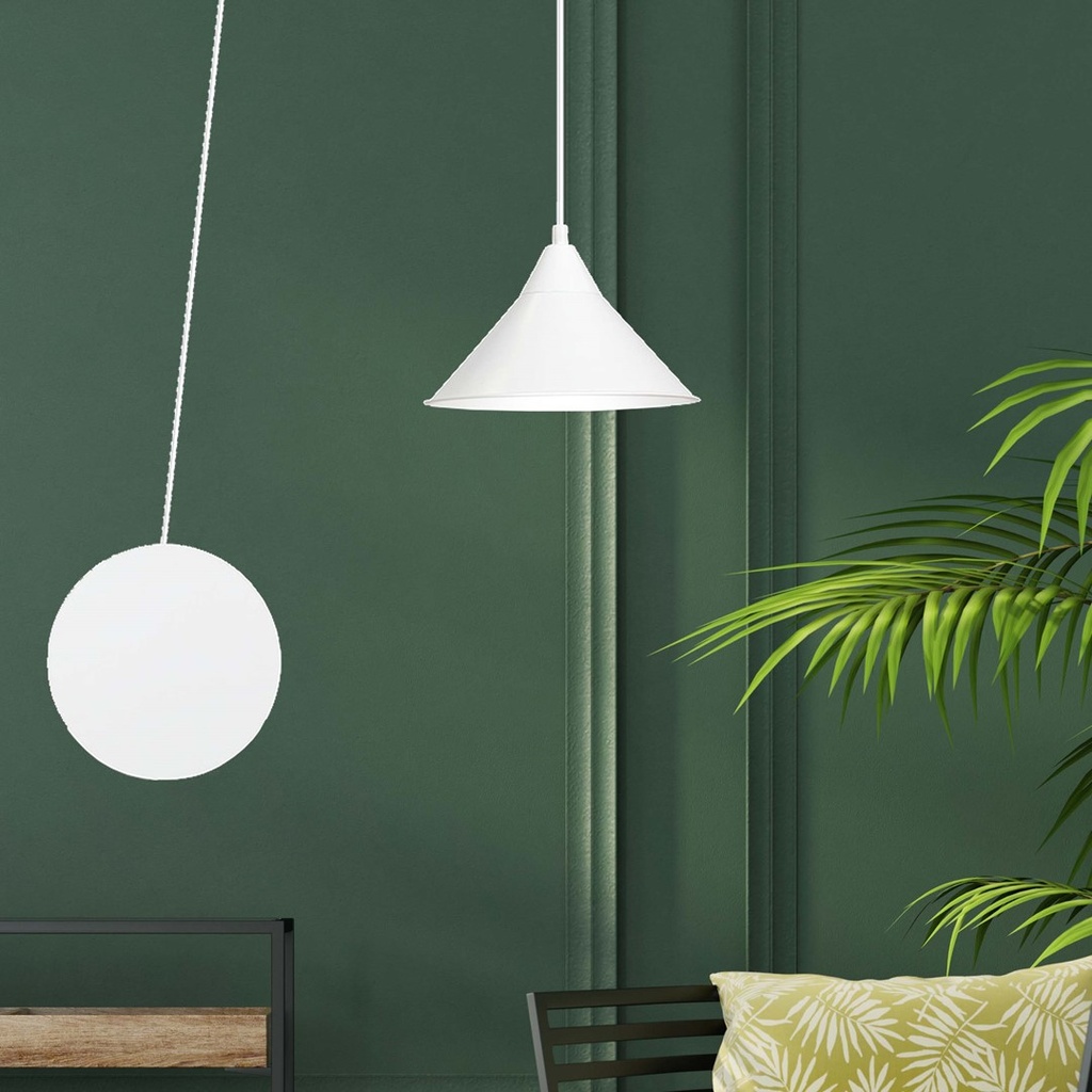 Abramo 1 pendant lamp – White – photo 8