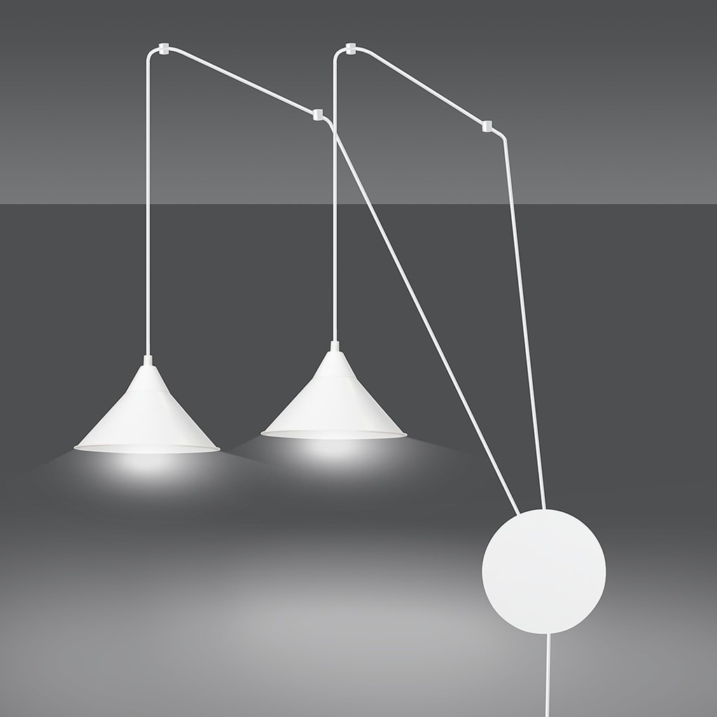Abramo 2 pendant lamp – White – photo 5