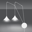 Abramo 2 pendant lamp – White – photo 5