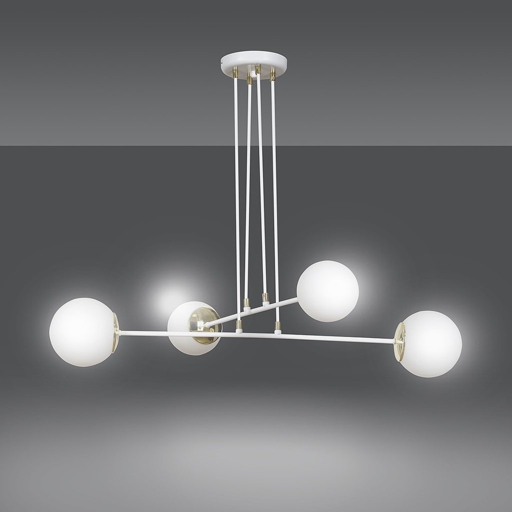 Ognis 4 pendant lamp – White – photo 3