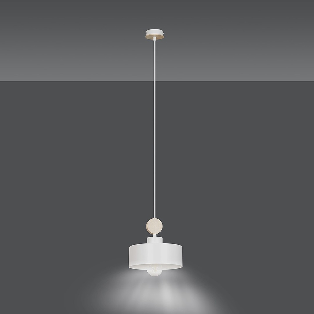Tuniso 1 pendant lamp – White – photo 4