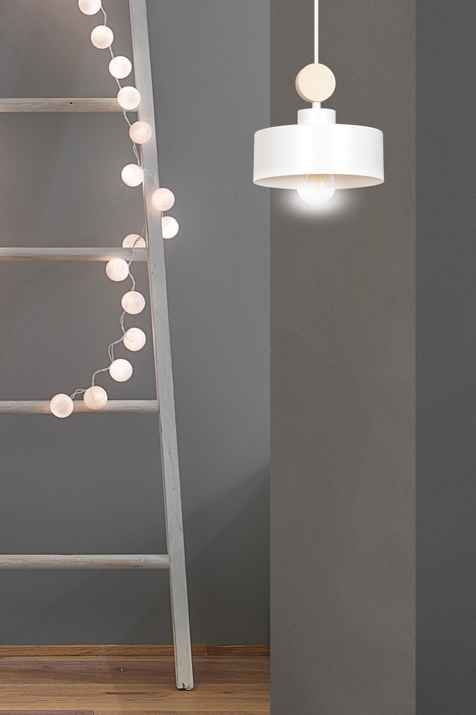 Tuniso 1 pendant lamp – White – photo 5