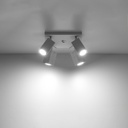 MERIDA 4 ceiling light – White – photo 4