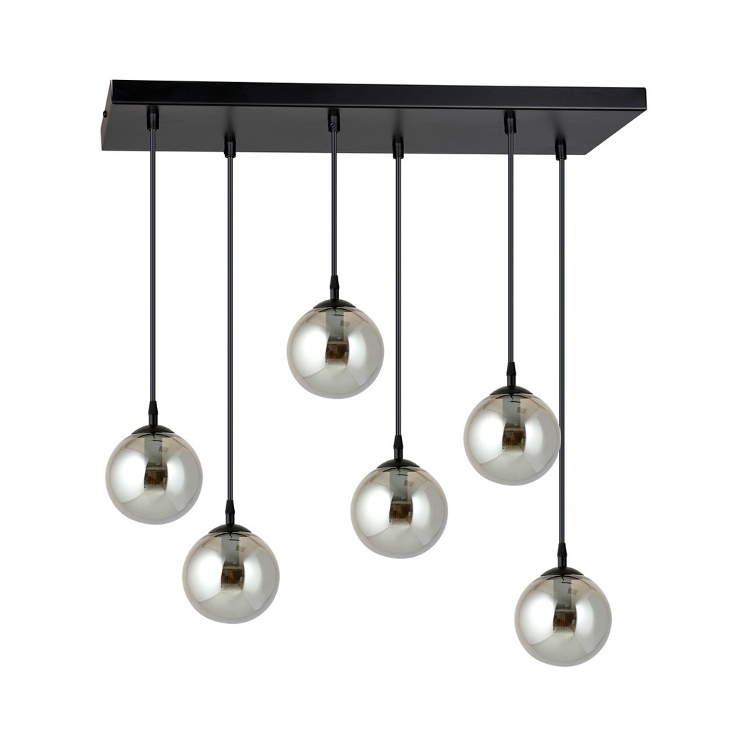 Cosmo 6 pendant lamp – graphite – photo 3