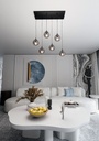 Cosmo 6 pendant lamp – graphite – photo 4