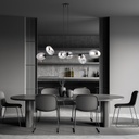Pandora 6 pendant lamp – graphite – photo 4