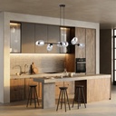Pandora 6 pendant lamp – graphite – photo 5
