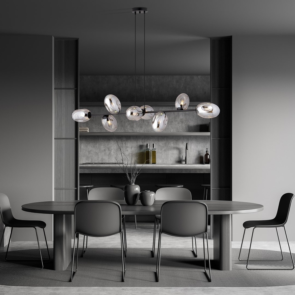 Pandora 8 pendant lamp – graphite – photo 9