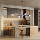 Pandora 8 pendant lamp – graphite – photo 10