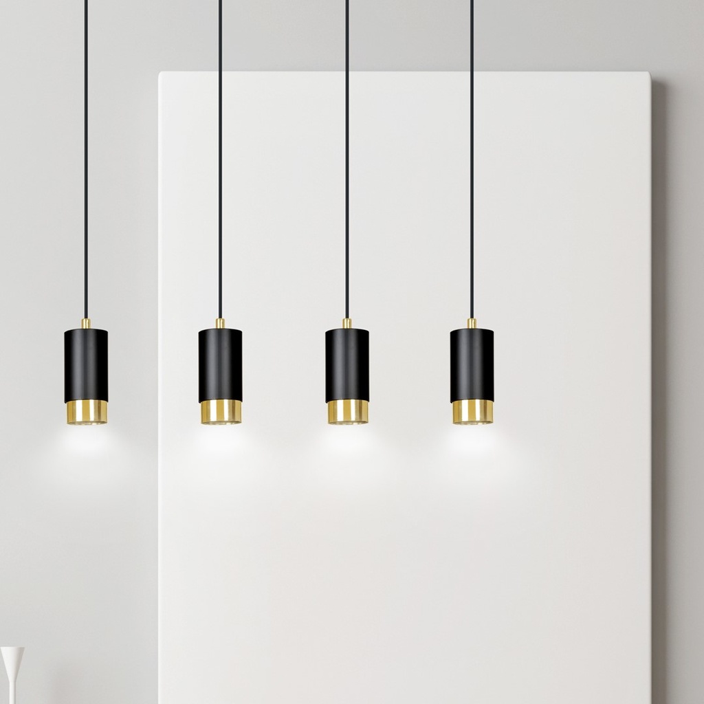 Fumiko 4 pendant lamp – Gold – photo 8