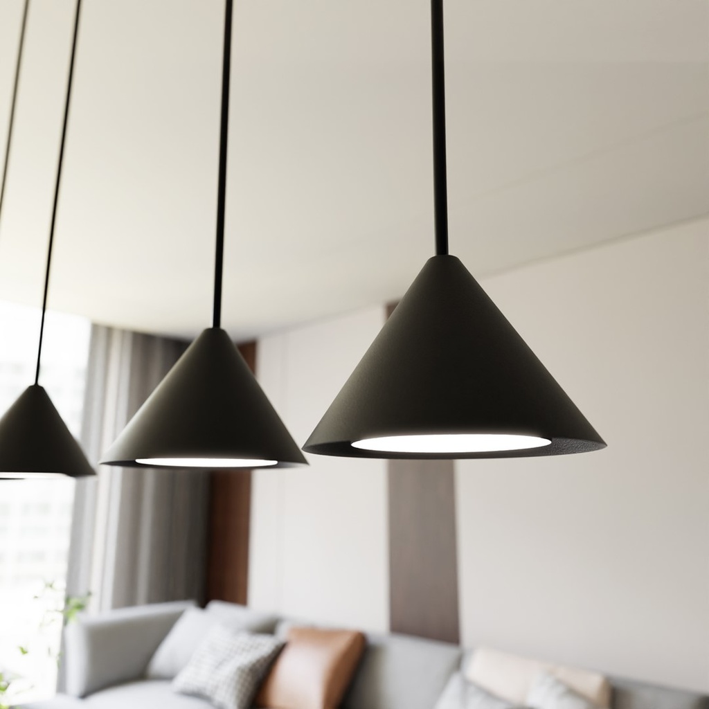 Elit 4 pendant lamp – Black – photo 7