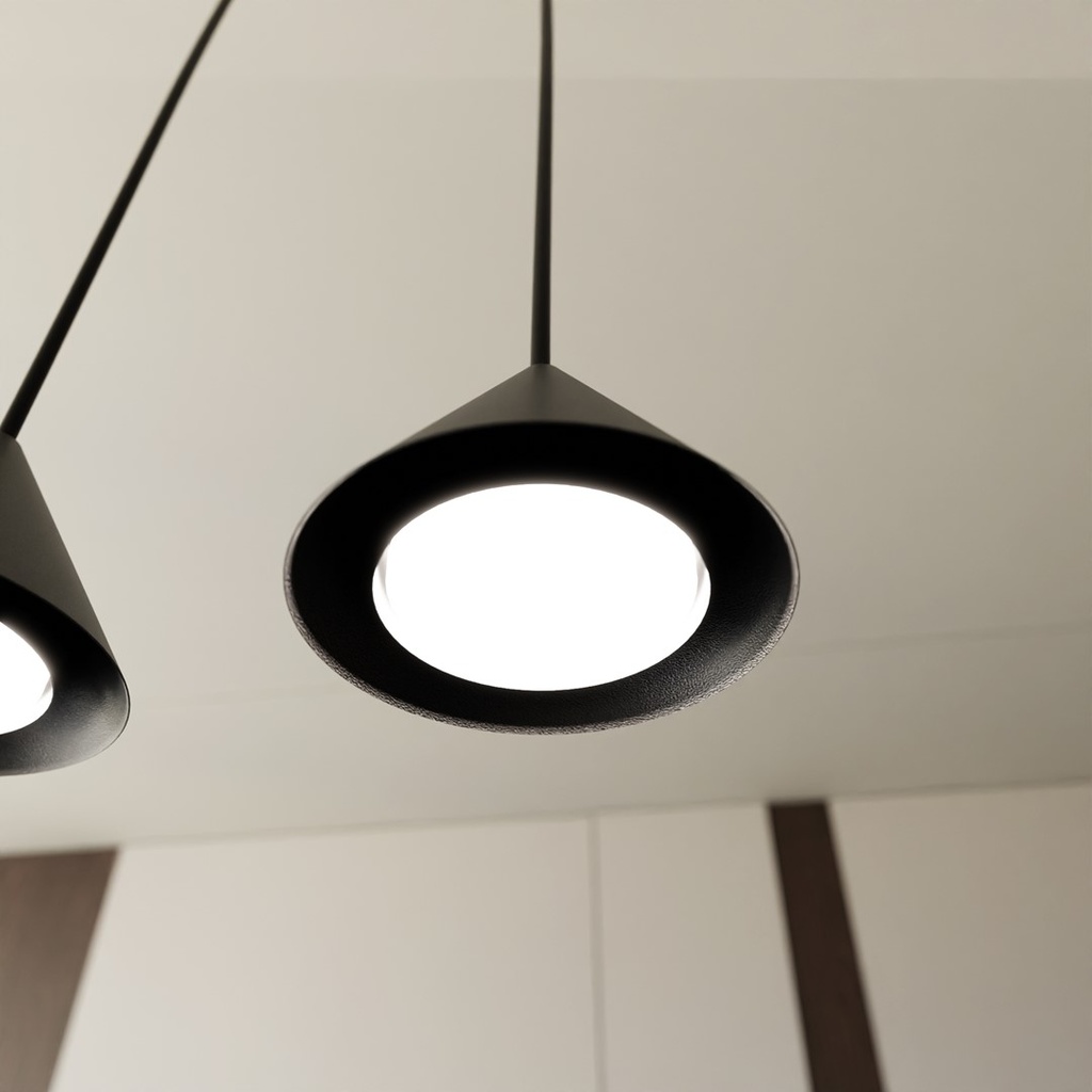 Elit 4 pendant lamp – Black – photo 8