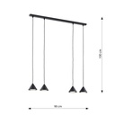 Elit 4 pendant lamp – Black – photo 10