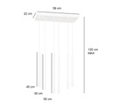 Selter 6 pendant lamp – White – photo 5