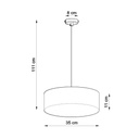ARENA 35 pendant lamp – White – photo 5
