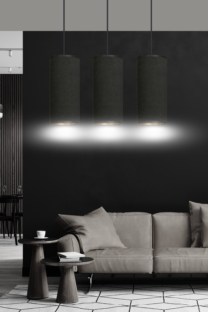 Bente 3 pendant lamp – black – photo 7