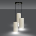 Bente 3 Black Premium Black pendant lamp – white – photo 5
