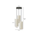 Bente 3 Black Premium Black pendant lamp – white – photo 6