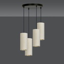 Bente 4 Black Premium Black pendant lamp – white – photo 4
