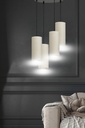 Bente 4 Black Premium Black pendant lamp – white – photo 9