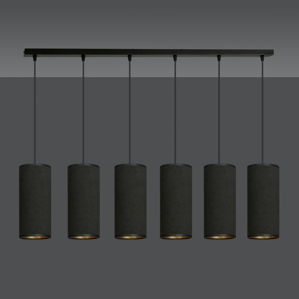 Bente 6 pendant lamp – black – photo 4