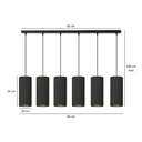 Bente 6 pendant lamp – black – photo 6