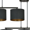 Hilde 3 pendant lamp – black – photo 3