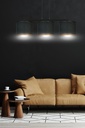 Hilde 3 pendant lamp – black – photo 9