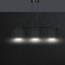 Hilde 3 pendant lamp – black – photo 10