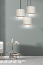 Hilde 3 Black Premium Black pendant lamp – white – photo 9