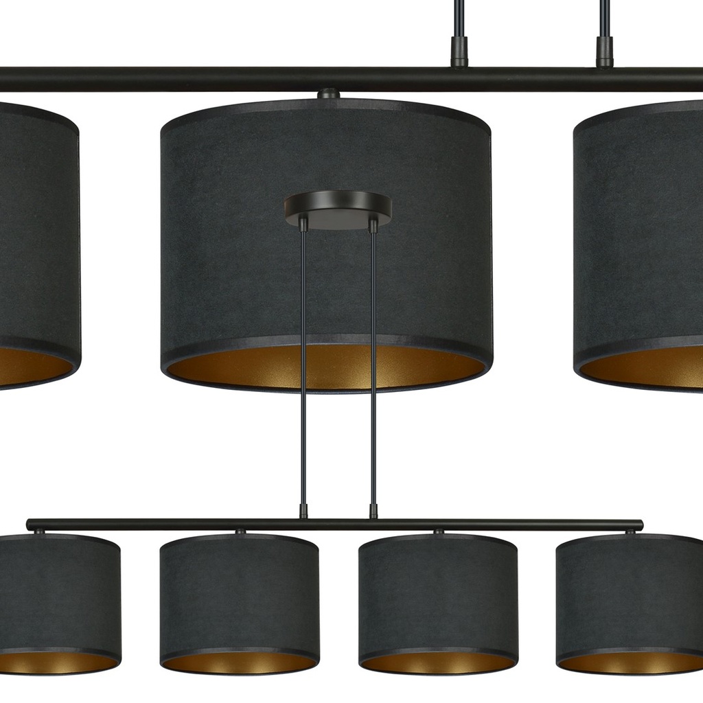Hilde 4 pendant lamp – black – photo 3