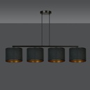 Hilde 4 pendant lamp – black – photo 4