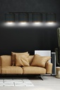 Hilde 4 pendant lamp – black – photo 7