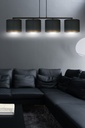 Hilde 4 pendant lamp – black – photo 9