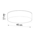 ARENA 45 ceiling light – White – photo 5