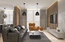 Lenox 1 pendant lamp – black gold – photo 5