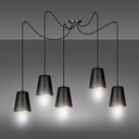 Link 5 pendant lamp – black gold – photo 3