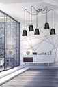 Link 5 pendant lamp – black gold – photo 5
