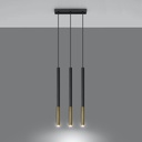 MOZAICA 3L pendant lamp – black/gold – photo 4