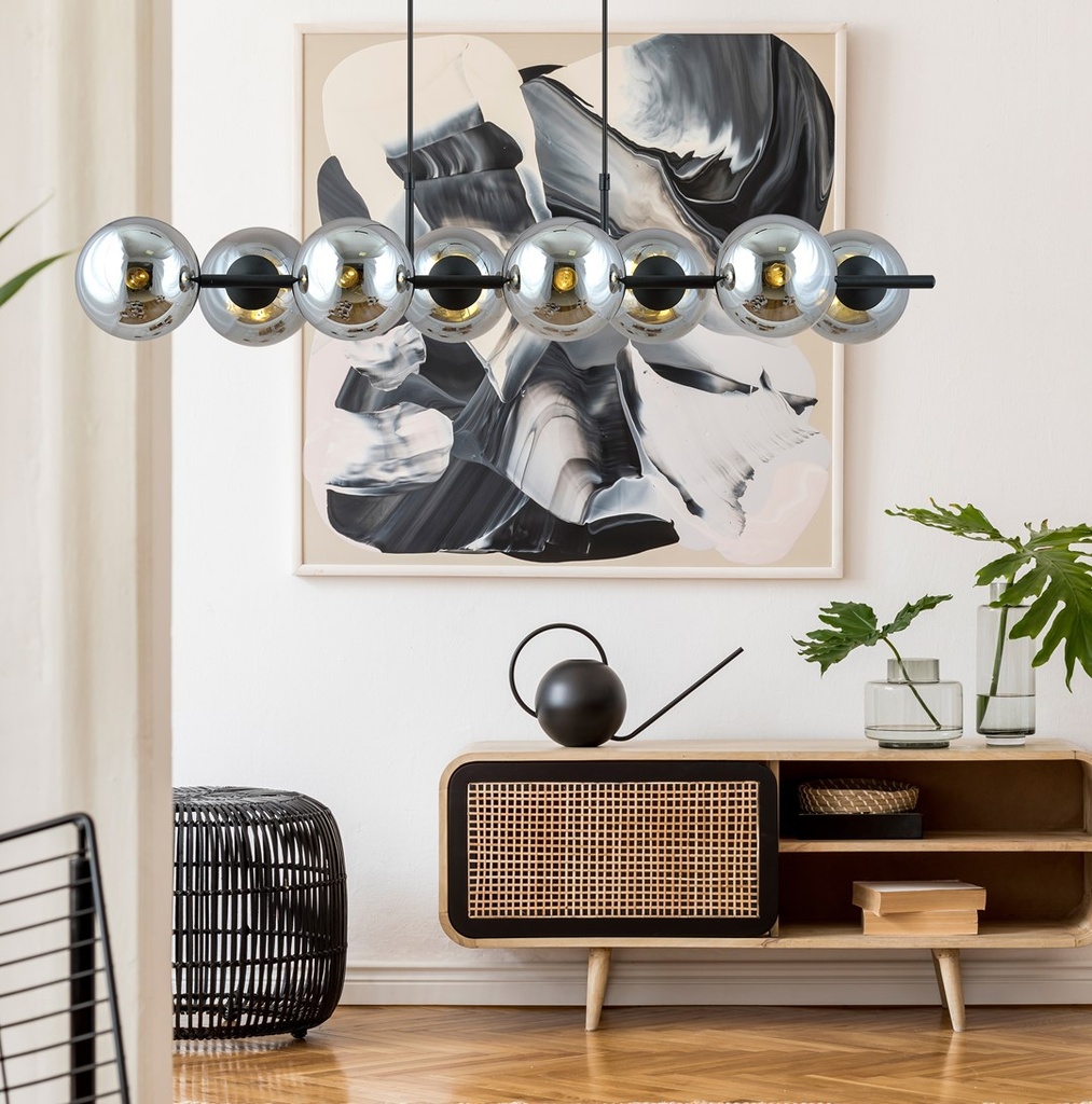 Rory 8 pendant lamp – graphite – photo 3