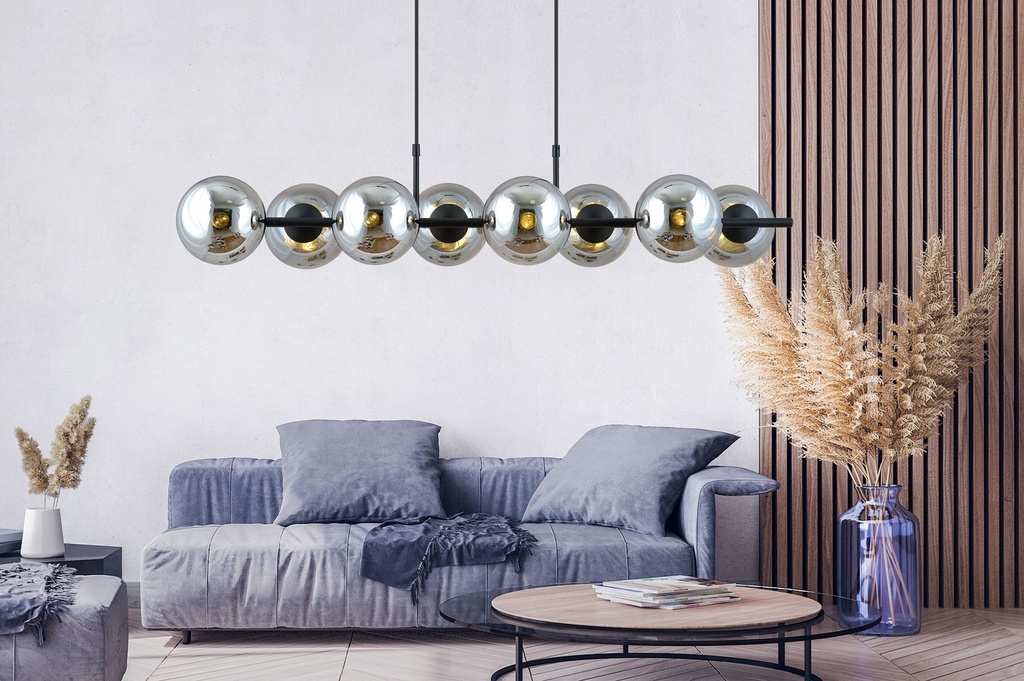 Rory 8 pendant lamp – graphite – photo 4
