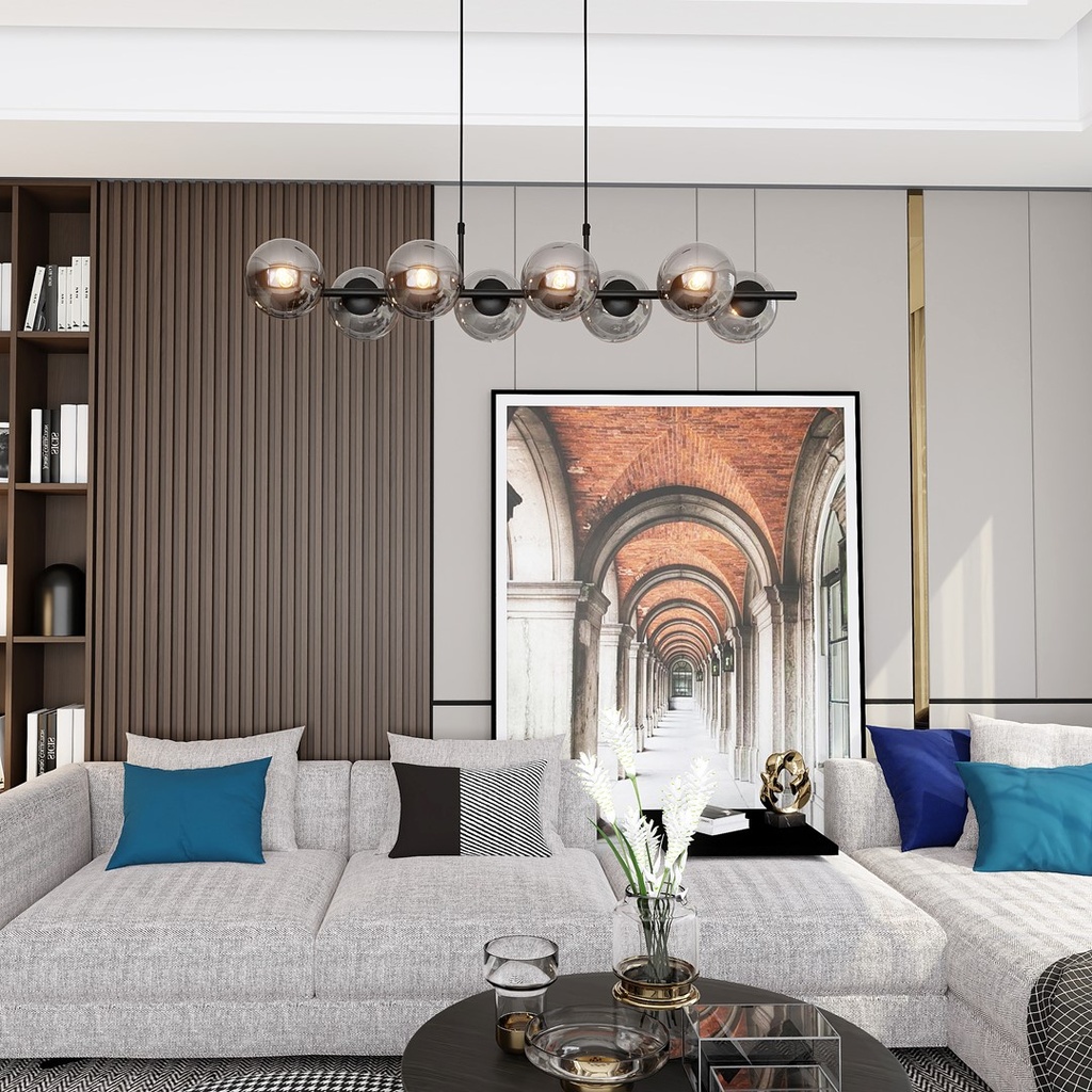 Rory 8 pendant lamp – graphite – photo 6