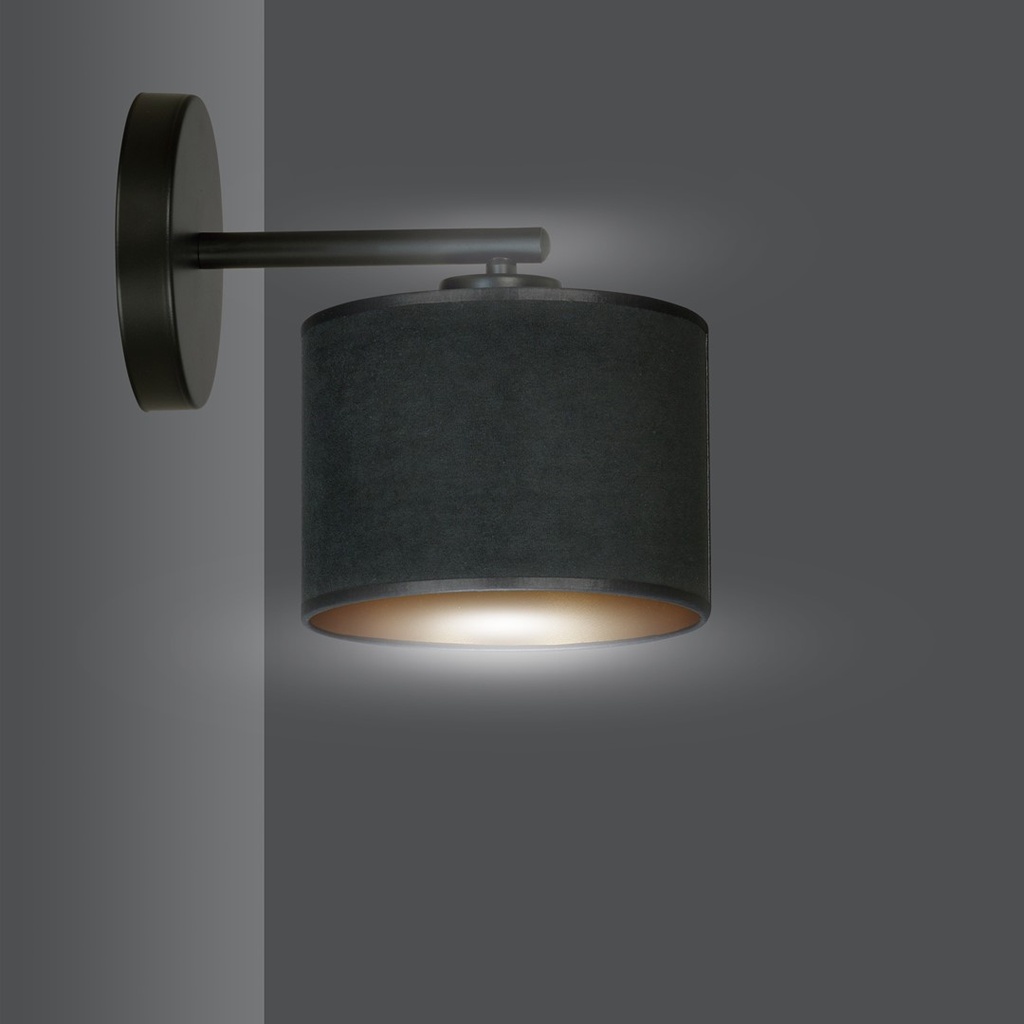 Hilde K1 wall lamp – black – photo 5