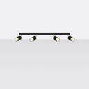 NERO 4 ceiling light – black/gold – photo 3