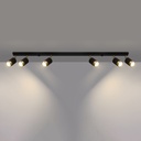 NERO 6 ceiling light – black/gold – photo 4